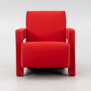 Gerrit Rietveld, fåtölj, "Utrecht", Cassina, 2000-tal.