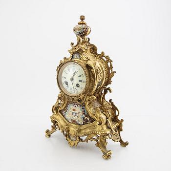 A Rococo styule table clock first half of the 20th century.