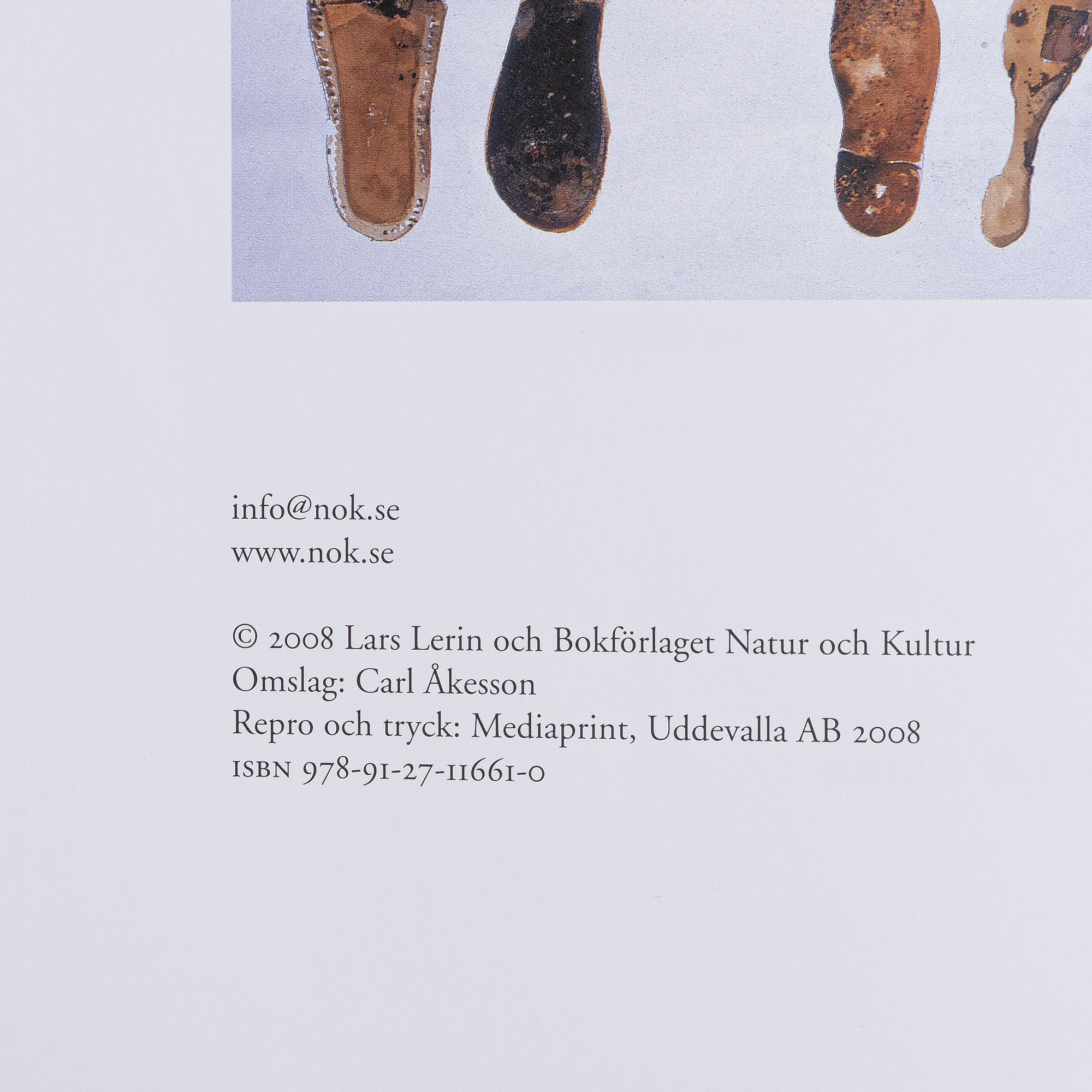 Lars Lerin, "Mellan husen-bilder från Lofoten", bibliophile edition with a colour lithograph "Tre Måsar".