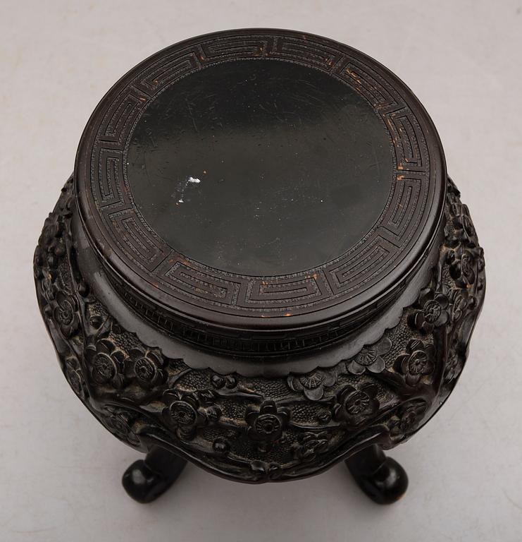 PIEDESTAL, orientalisk, 1900-tal.