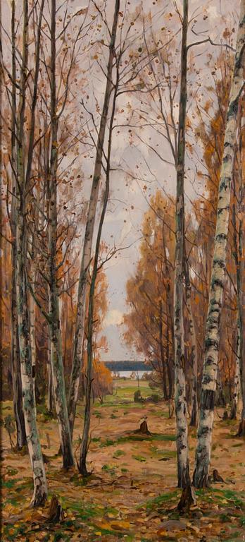 VICTOR WESTERHOLM, BIRCHWOOD IN AUTUMN.