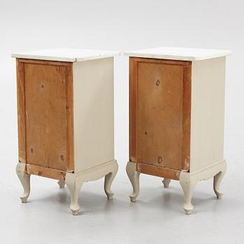 A pair of bedside cabinets from the early 20th century.