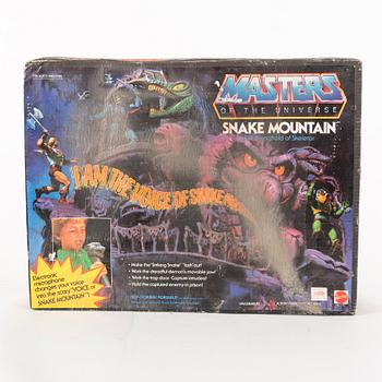 MASTERS OF THE UNIVERSE, Snake Mountain playset i förpackning, Mattel, 1983.