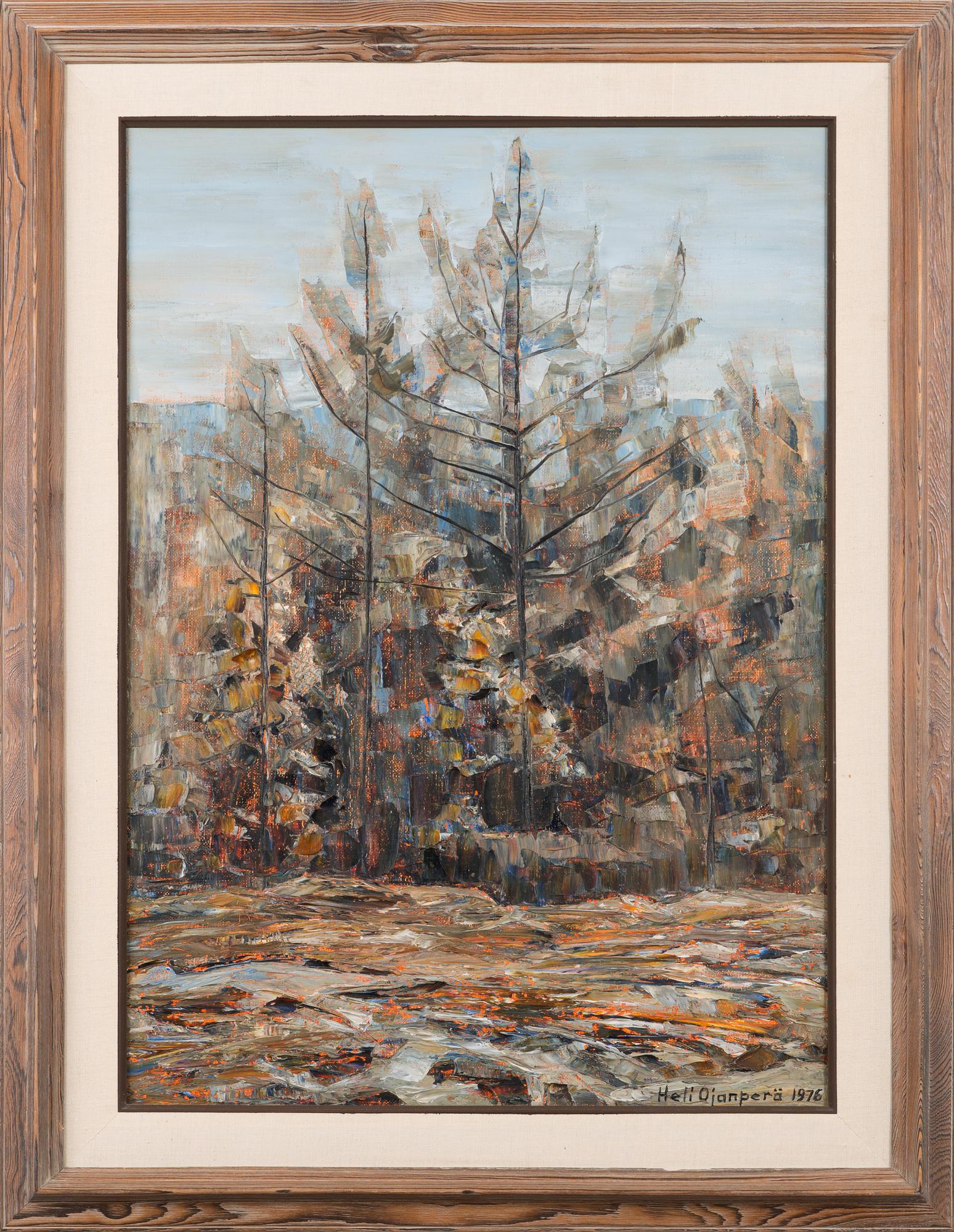 HELI OJANPERÄ, öljy kankaalle, signeerattu ja päivätty 1976.