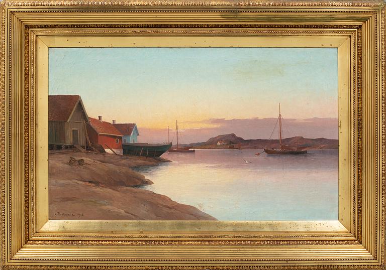 LUDVIG RICHARDE, oil on canvas, signed and dated 1915.