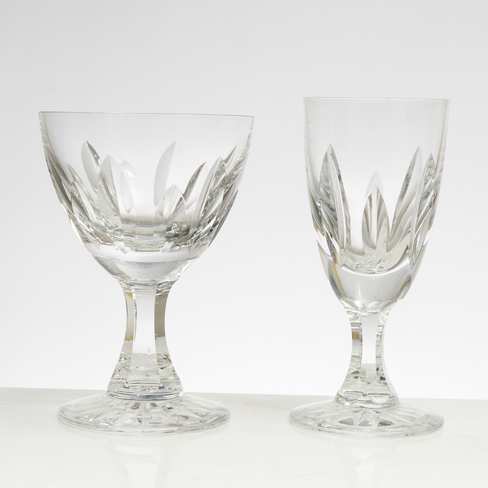 Fritz Kallenberg, service pieces, 43 pcs, "Martin", Kosta Boda.