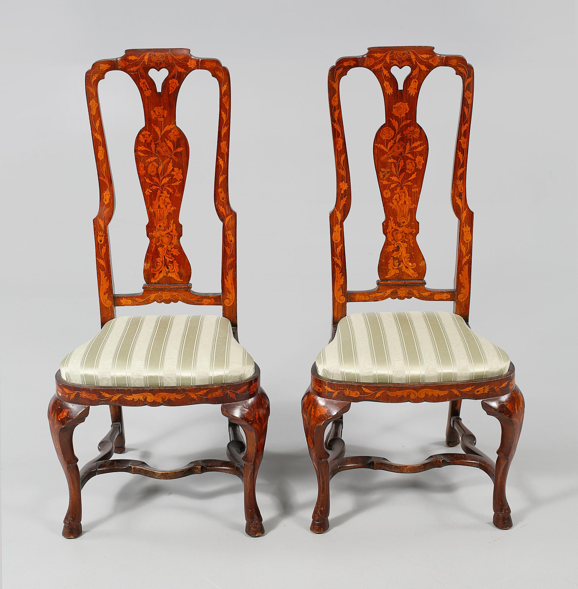 STOLAR, ett par, senbarockstil, 1900-talets början.