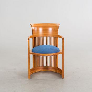 FRANK LLOYD WRIGHT, a numbered "Barrel Chair".