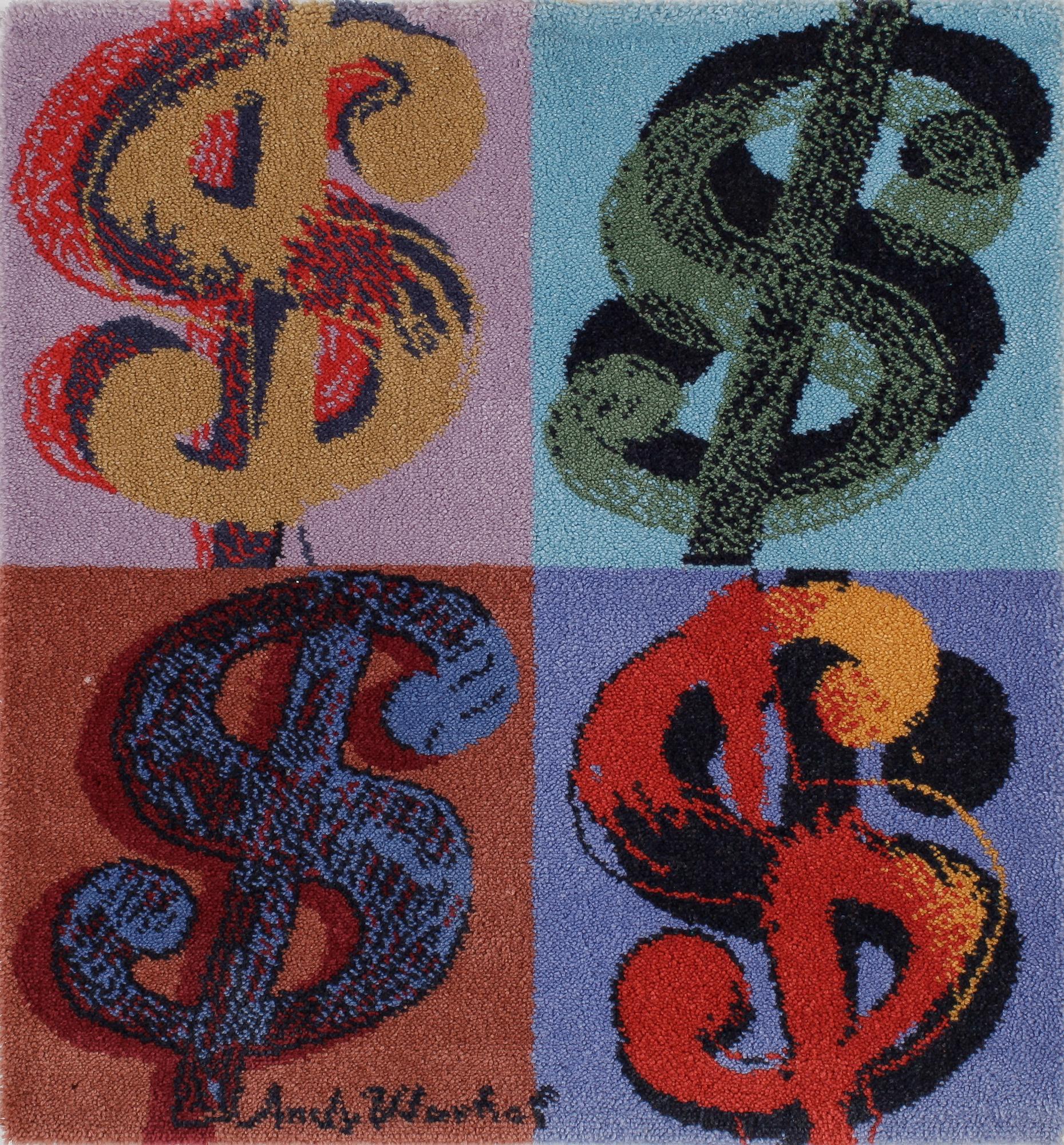 ANDY WARHOL, efter, matta, tuftad, ca 88x81.