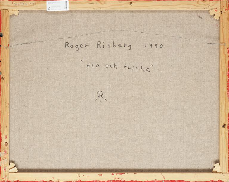 Roger Risberg, "Eld och flicka".