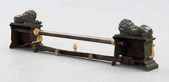 ELDHUNDAR, ett par. Frankrike, 1800-talets mitt.