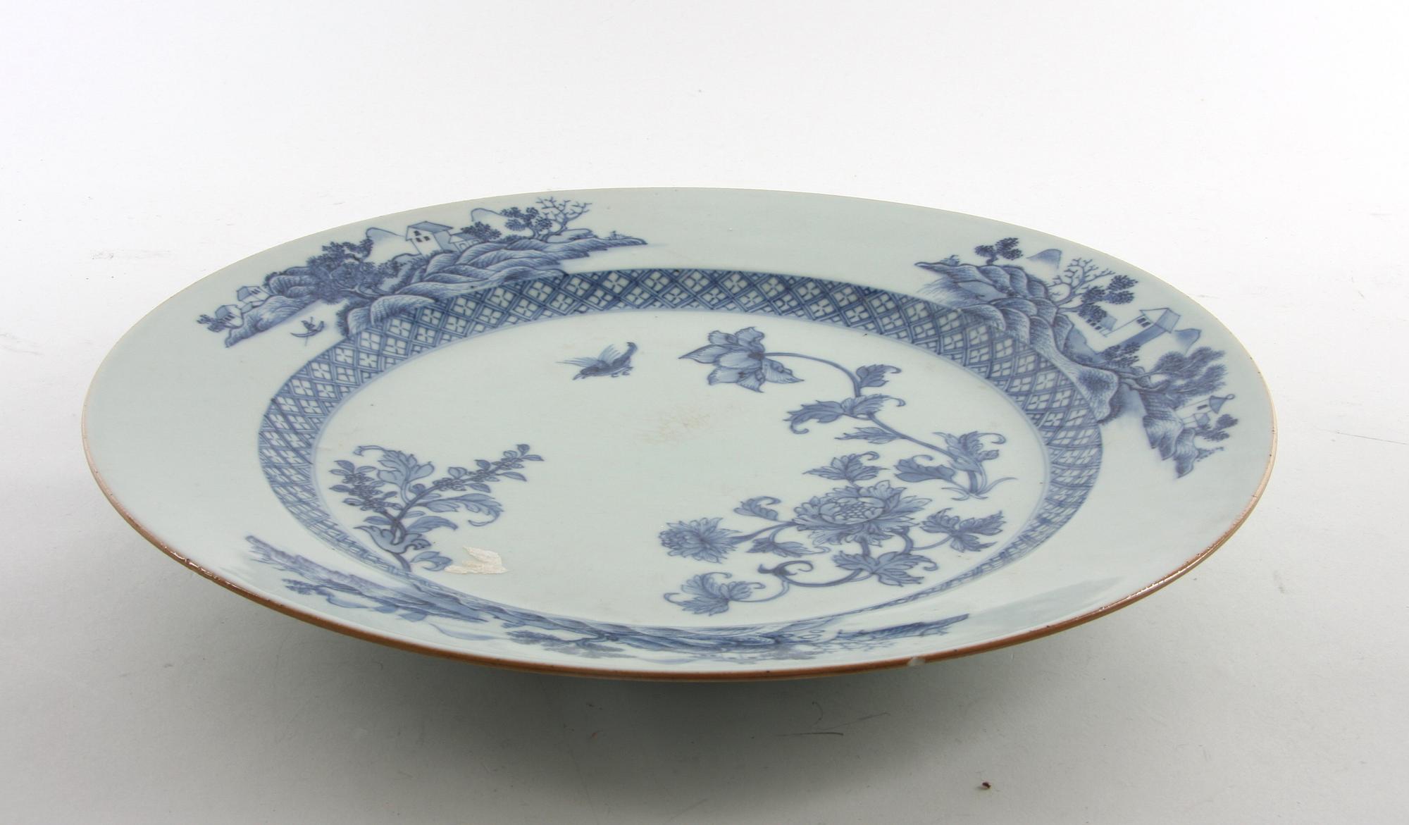 TALLRIK, porslin, Kina, 1700-tal.