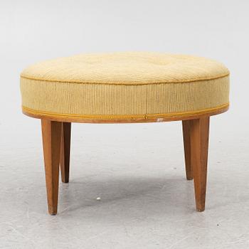 Josef Frank, a model 647 ottoman, Firma Svenskt Tenn, before 1985.