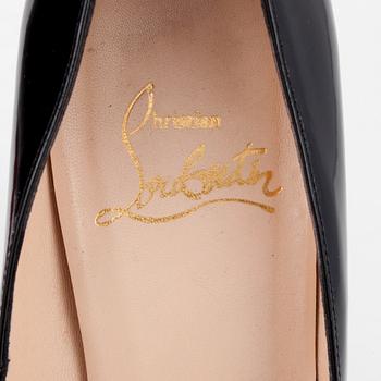 CHRISTIAN LOUBOUTIN, ett par pumps, "Black Jazz". Storlek 37.