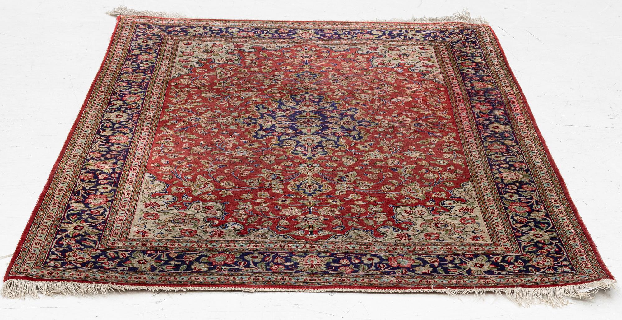 Carpet, Keshan, approx. 100 x 150.