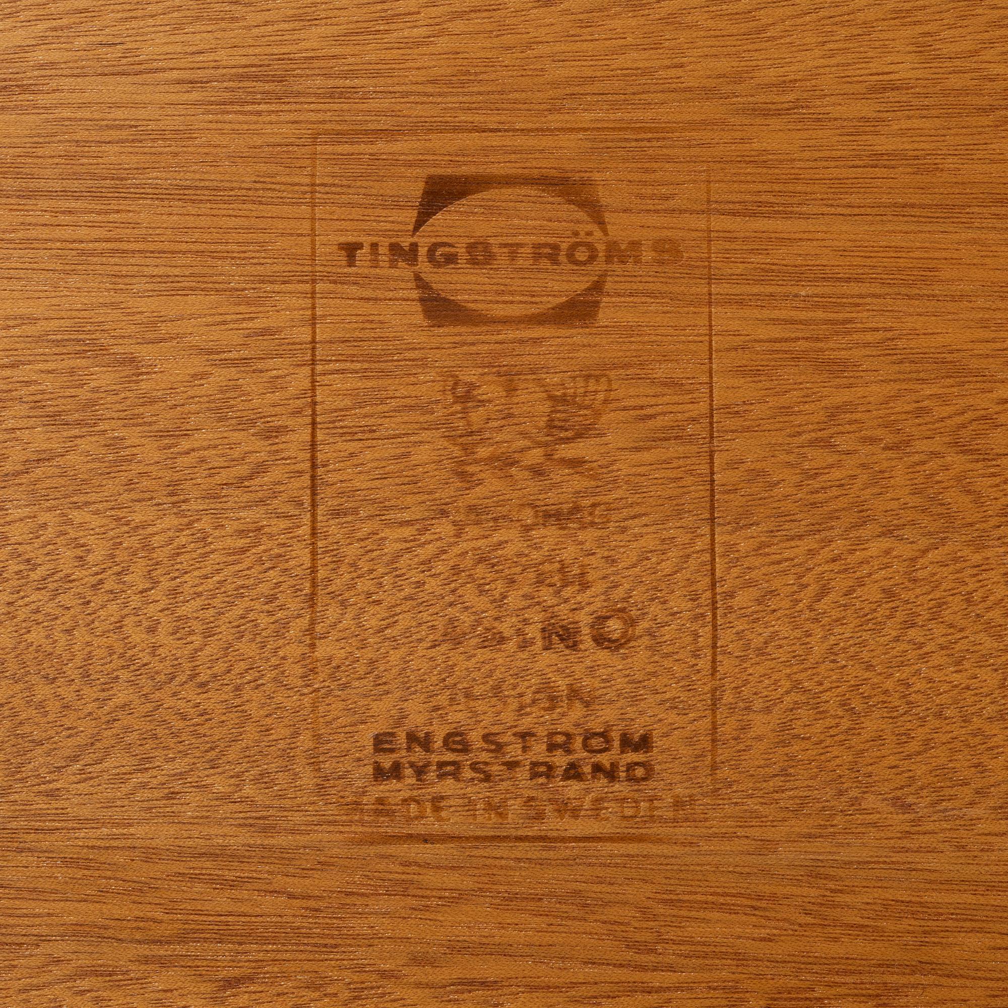 A palisander furniture by Tingströms Bra Bohag, second half of the 20th century.