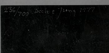 BECK & JUNG (HOLGER BÄCKSTRÖM & BO LJUNGBERG), skulptur, Signerad och numrerad 236/700, daterad 1977.