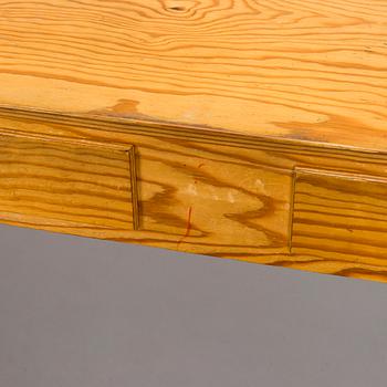 Writing desk, unique, carpentry work, Denmark  1970s.