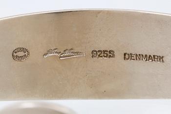 Hans Hansen armring, sterlingsilver, Georg Jensen, Danmark.