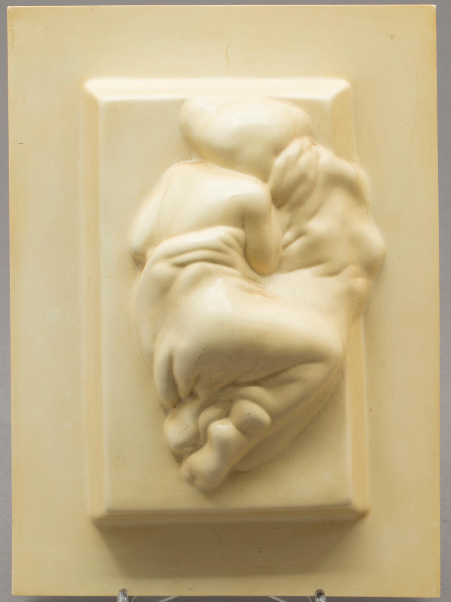 BARBRO BÄCKSTRÖM, relief, plast, etikettmärkt 485/1000.