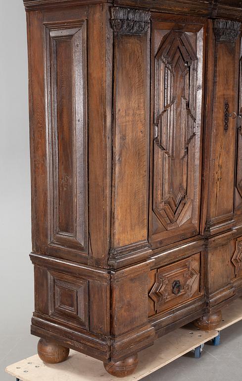 An 18th century baroque cabinet.