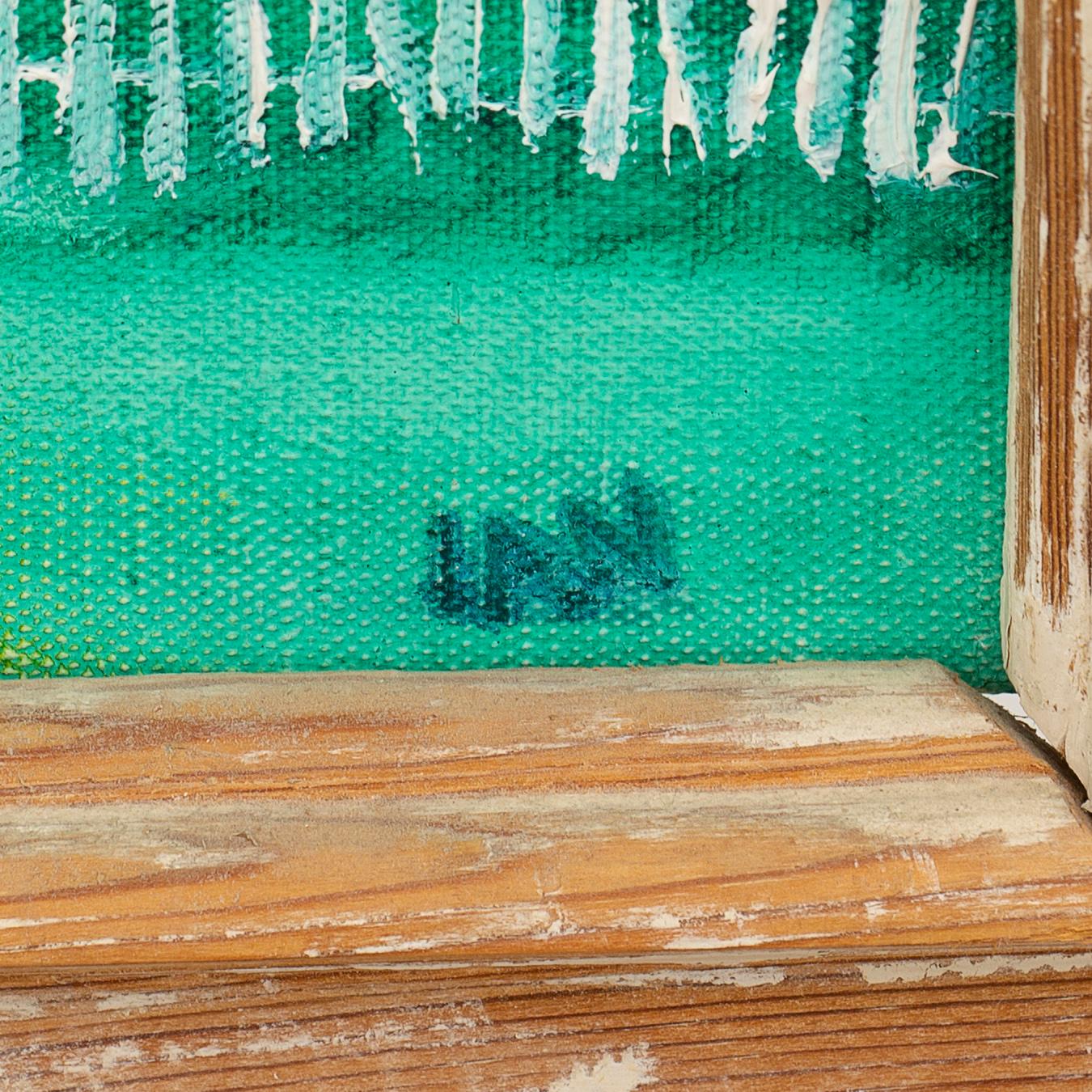 IAN RUSTH, oil on canvas, signed.