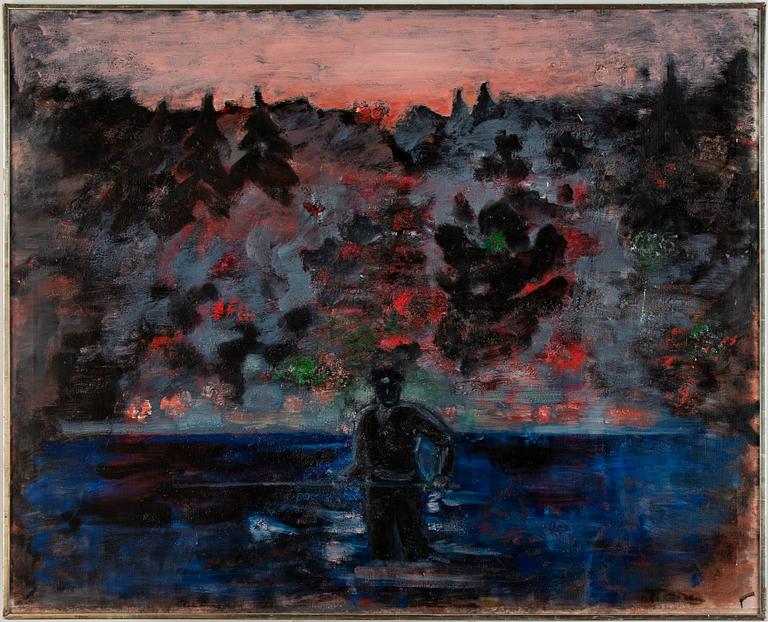 Ingegerd Möller, oil on canvas. Signed.