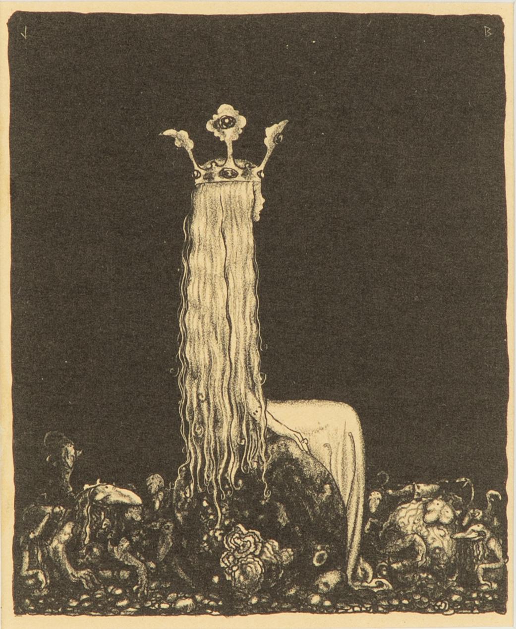 John Bauer, "Prinsessan och småtrollen".