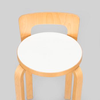 Alvar Aalto, baarituoli, malli K65, Artek, 1996.