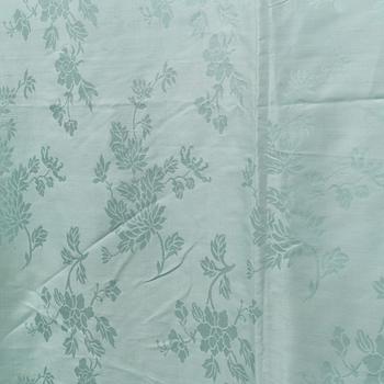 A pale celadon green silk, late Qing dynasty, circa 1900.