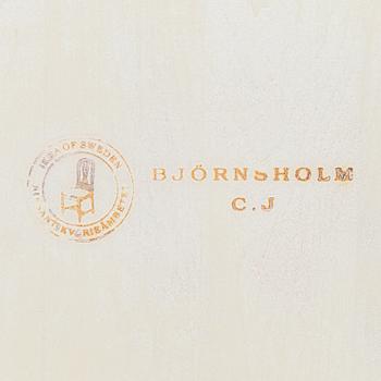 Fällbord, "Björnsholm", och stol, "Hallunda", IKEA, 1700-tals serien, 1990-tal.