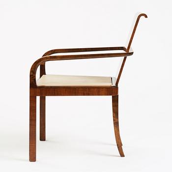 Kurt von Schmalensee, a desk and armchair, executed by AB David Blomberg for the Stockholm exhibition in 1930.