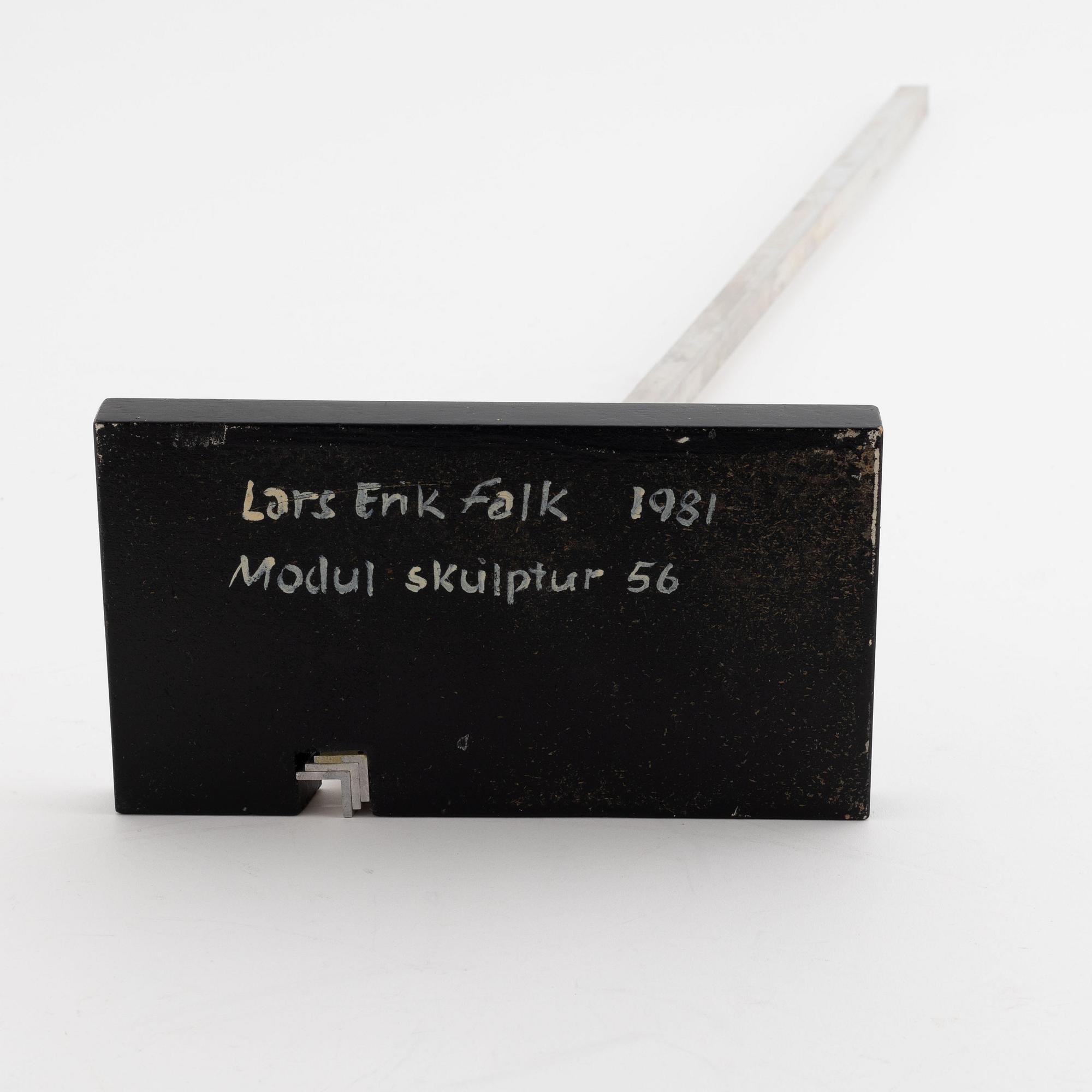 Lars-Erik Falk, sculptur, signed and dated 1981.