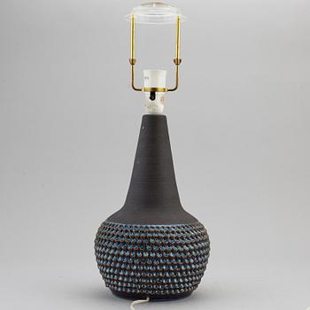 A Einar Johansen table lamp, Söholm stentöj, Bornholm, Denmark, second half of the 20th century,