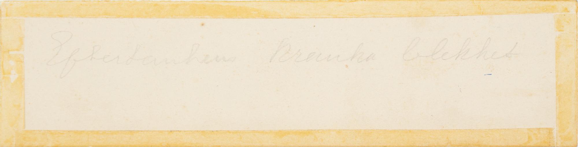 Harriet Löwenhjelm, watercolour, signed and dated 1915.