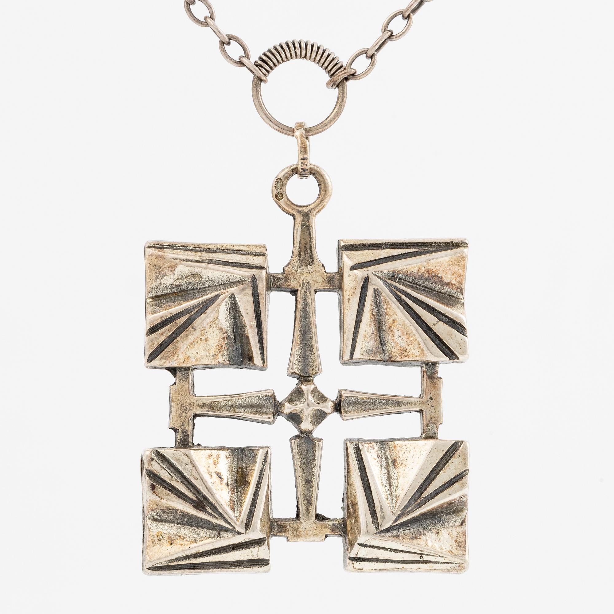 Pentti Sarpaneva, necklace, silver.