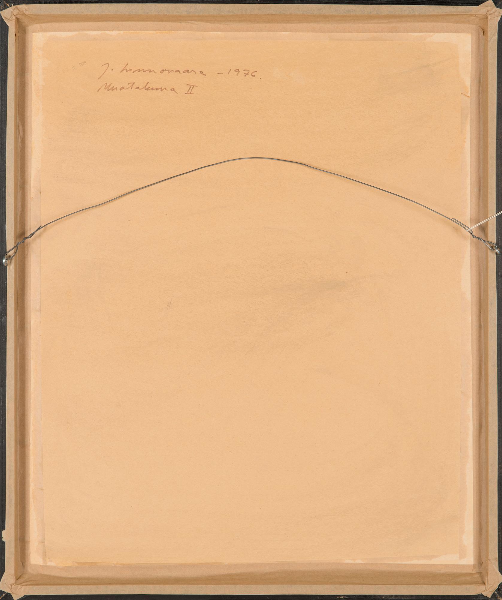Juhani Linnovaara, "Porträtt II".