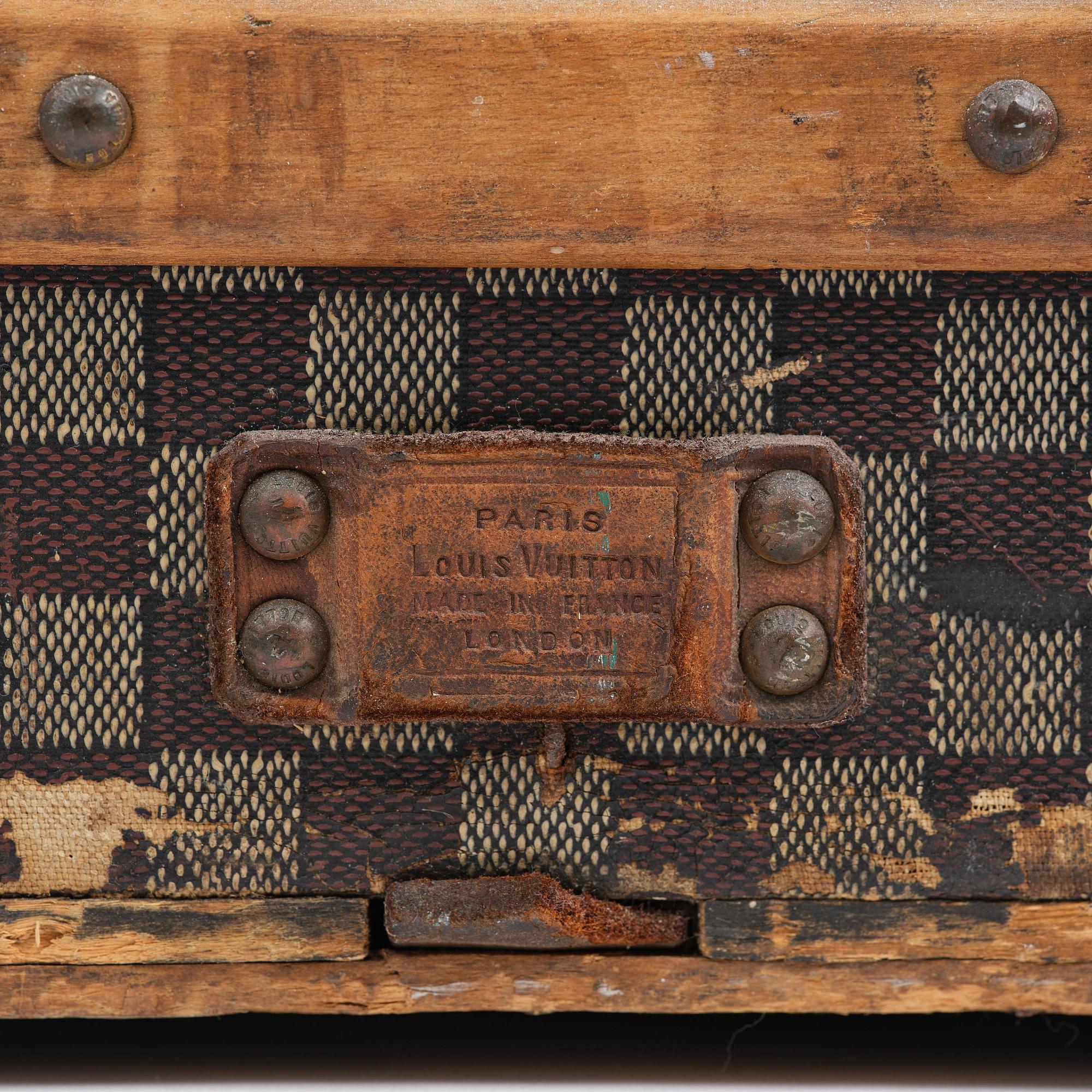 Louis Vuitton suitcase, late 19th century.