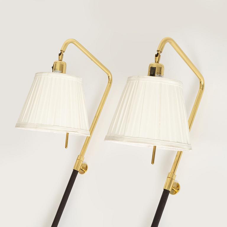 Wall lamps, a pair, Blond Belysning AB, Värnamo, Sweden, 2000s.