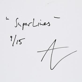 ANDREAS LUNDBERG, "Super lines", gicleetryck på plexiglas, signerad och numrerad a tergo.