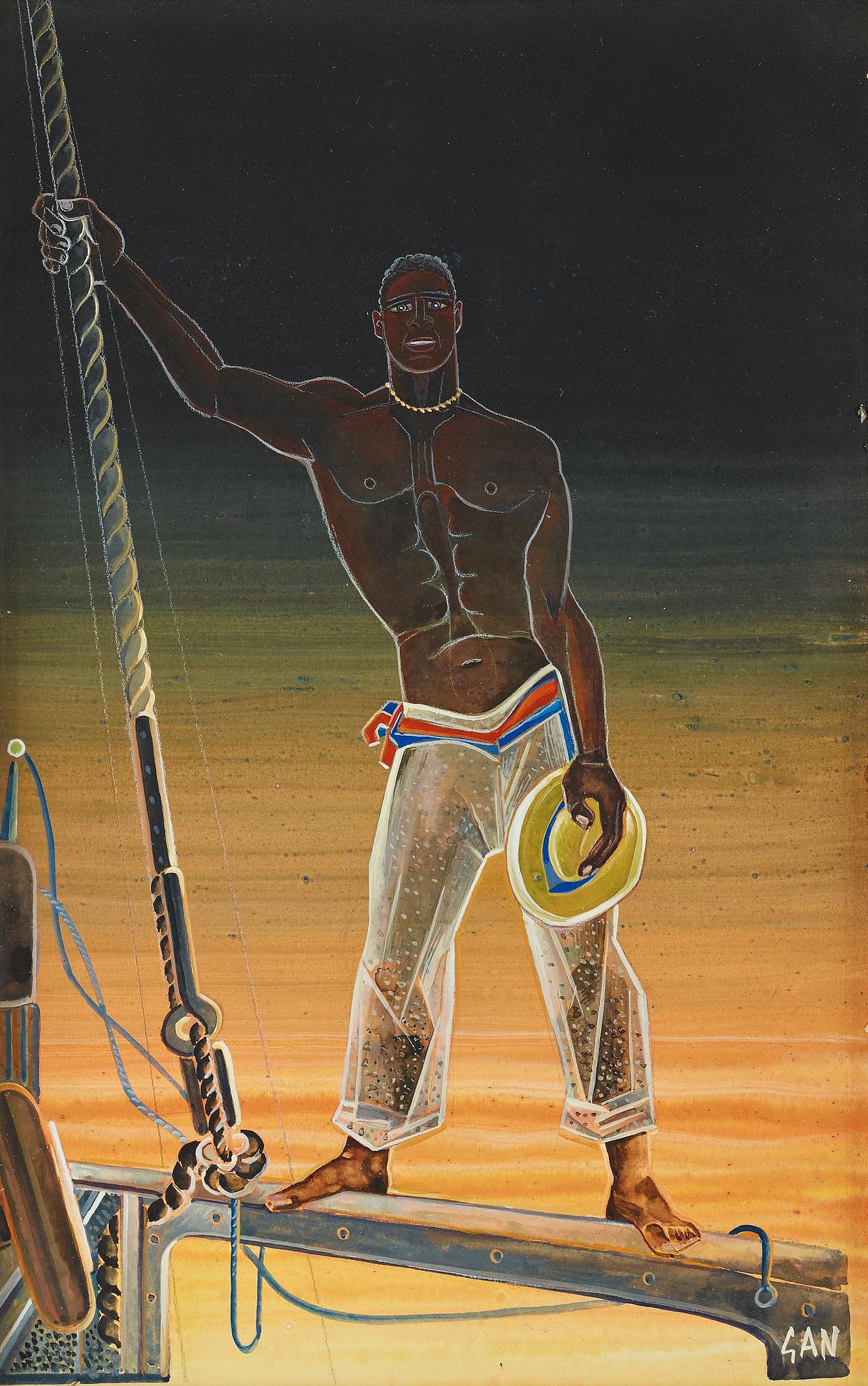 Gösta Adrian-Nilsson, Sjöman.