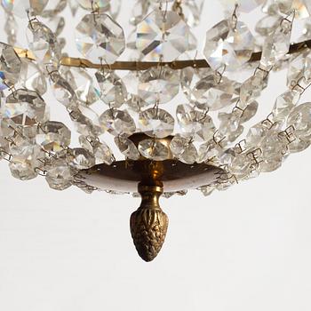 A Gustavian style chandelier, circa 2000.