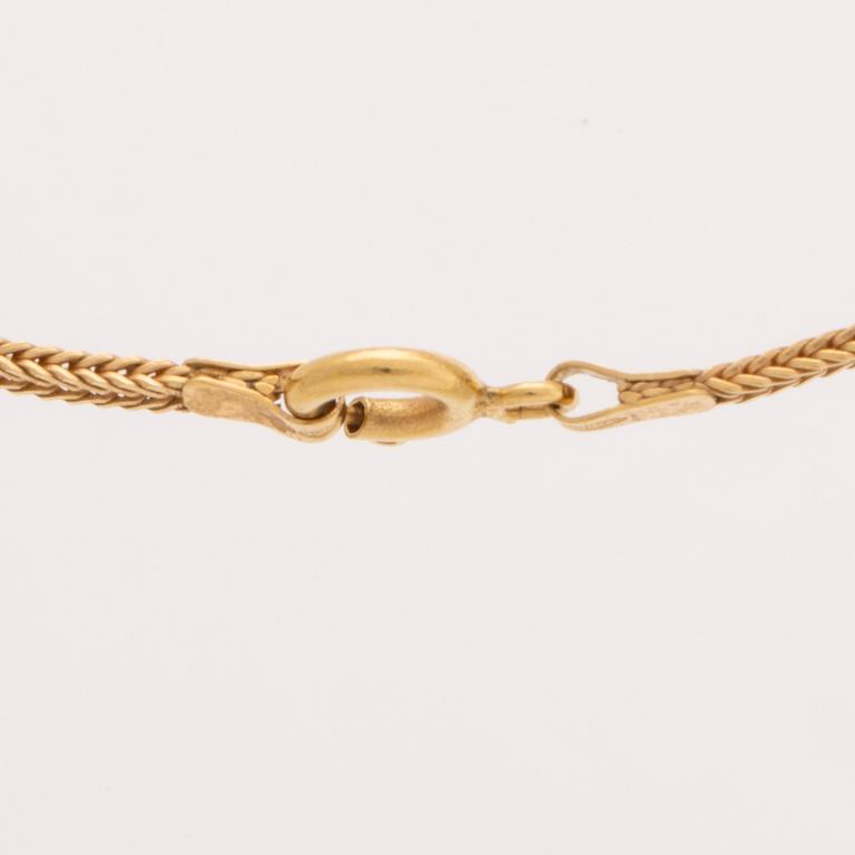 GOLDCHAIN 18K gold, Baleastra, 6,5 g, 38 cm.