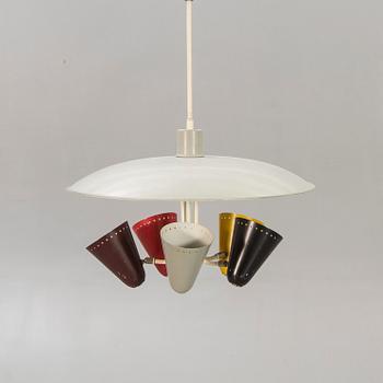 H Busquet, ceiling lamp for Hala Zeist 1950s.