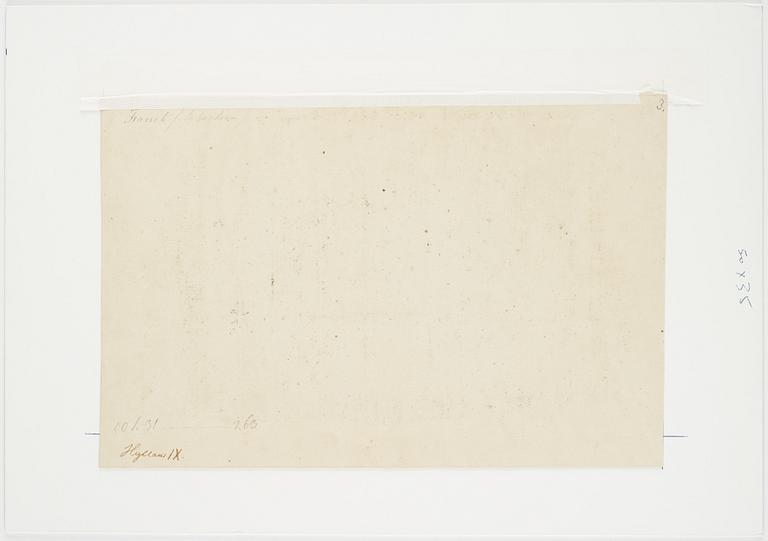 ANTONIO TEMPESTA, circle of. Unsigned. Inkwash and pencil, image: 20.5 x 38.5 cm.