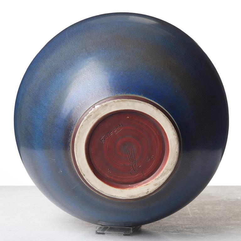 Berndt Friberg, a large stoneware  vase, Gustavsberg studio, Sweden 1965.