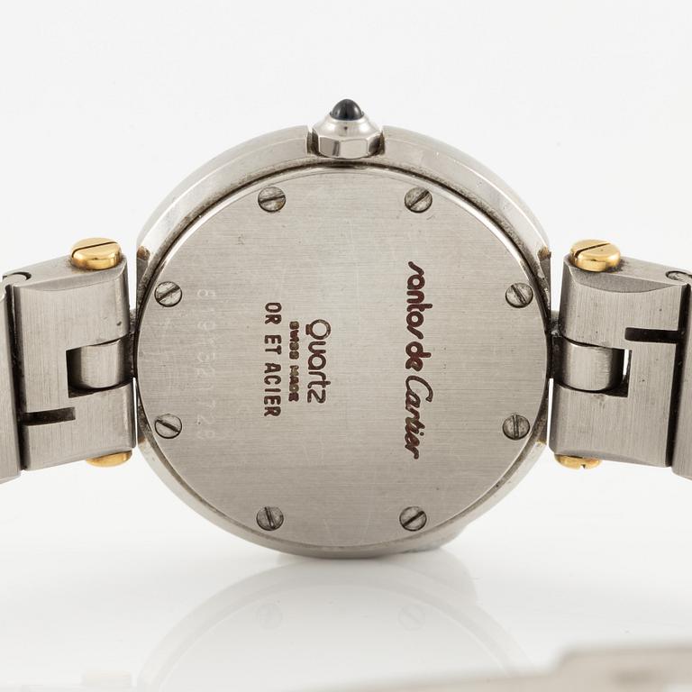 Cartier, Santos, Vendôme, wristwatch, 27.5 mm.