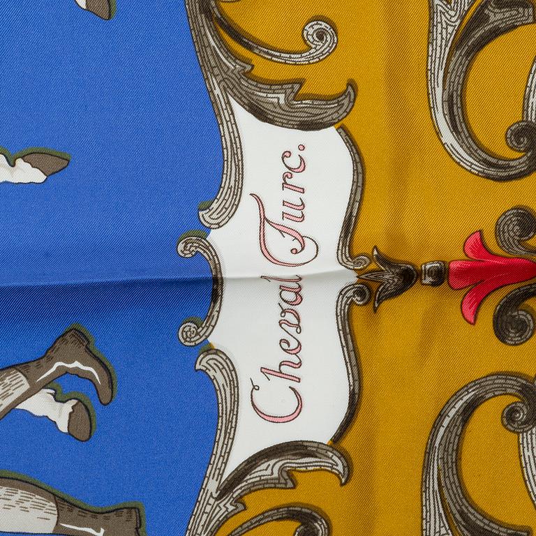 Hermès, scarf, "Cheval Turc".