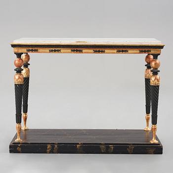 KONSOLBORD, Stockholmsarbete 1800-talets början, Sengustavianskt.