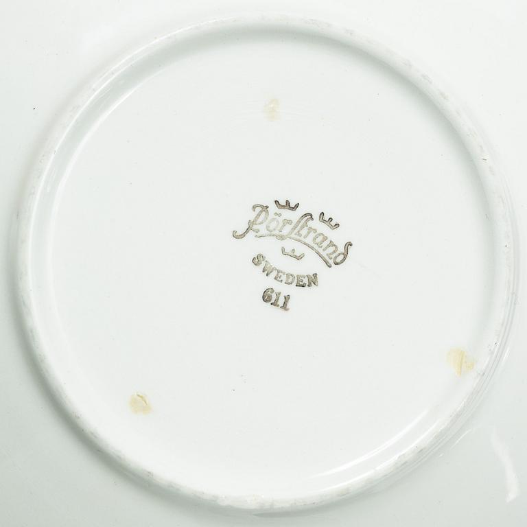Hertha Bengtson, Service pieces, 20 pcs, “Blå eld”, Rörstrand.